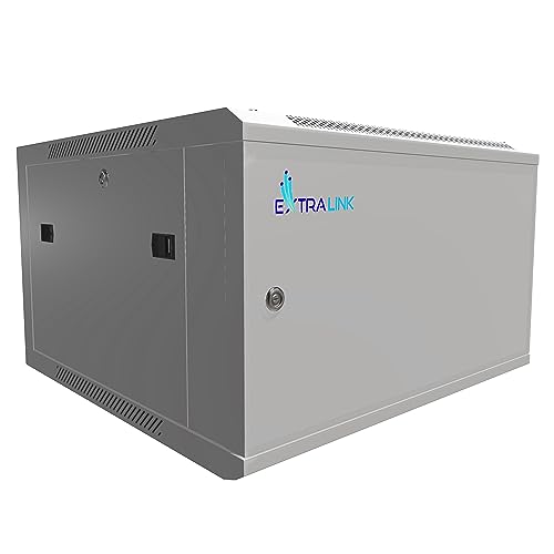 EXTRALINK Serverschrank 19 Zoll 6HE – Netzwerkschrank 600x600 mm zur Wandmontage oder Standmontage, 60 kg Traglast, Metall-Gehäuse, 180° Türöffnung, Grau EXTRALINK Serverschrank 19 Zoll 6HE – Netzwerkschrank 600x600 mm zur Wandmontage oder Standmontage, 60 kg Traglast, Metall-Gehäuse, 180° Türöffnung, Grau von EXTRALINK