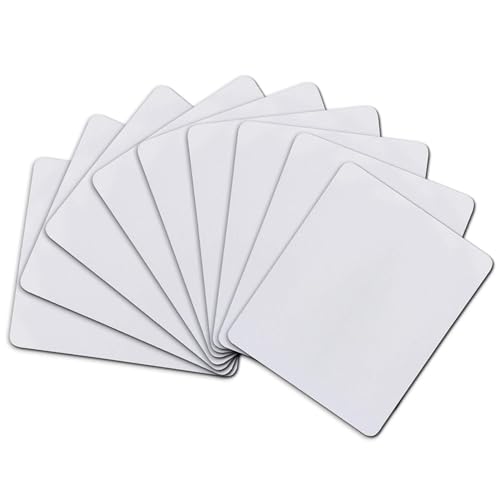 EXTREMEGRIPPRO 100 Stück Sublimations-Mauspad, blanko, rechteckig, Schreibtischunterlage zum Bedrucken von Wärmepresse, mit rutschfester Gummiunterseite für Anpassung, Zuhause, Büro, Laptop und EXTREMEGRIPPRO 100 Stück Sublimations-Mauspad, blanko, rechteckig, Schreibtischunterlage zum Bedrucken von Wärmepresse, mit rutschfester Gummiunterseite für Anpassung, Zuhause, Büro, Laptop und von EXTREMEGRIPPRO
