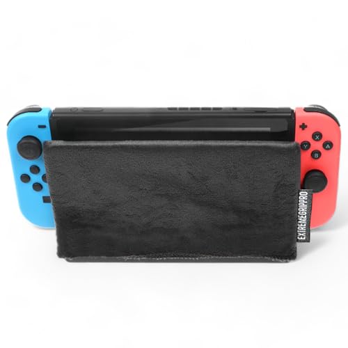 EXTREMEGRIPPRO EGP™ Nintendo Switch OLED Dock Socke, Dock Cover, Displayschutzfolie, Schwarz von EXTREMEGRIPPRO