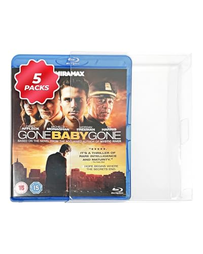 EXTREMEGRIPPRO Premium Steelbook-Schutzhüllen, kompatibel mit Blu-Ray, individuelle Passform, sichtbarer Rücken, 0,35 mm, kristallklares PET, Keine J-Card, Packungsgrößen, 5er-Pack EXTREMEGRIPPRO Premium Steelbook-Schutzhüllen, kompatibel mit Blu-Ray, individuelle Passform, sichtbarer Rücken, 0,35 mm, kristallklares PET, Keine J-Card, Packungsgrößen, 5er-Pack von EXTREMEGRIPPRO