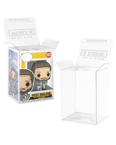 Protektoren/Hüllen/für 10,2 cm Funko Pop Vinyl 0,5 mm starke Dicke (1–100 Stück) (100 Stück) von EXTREMEGRIPPRO