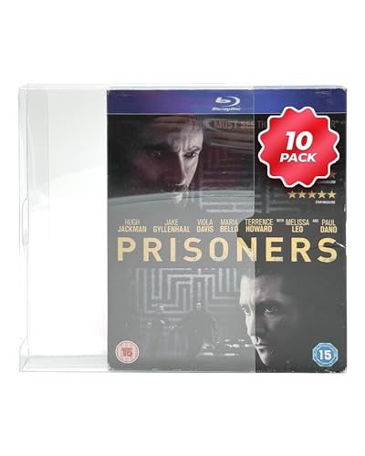 Premium Steelbook Slipcovers Protector Compatible with Blu-Ray Custom Fit Visible Spine 0.35mm Crystal Clear PET With J-Card Pack Sizes 10-Pack von EXTREMEGRIPPRO