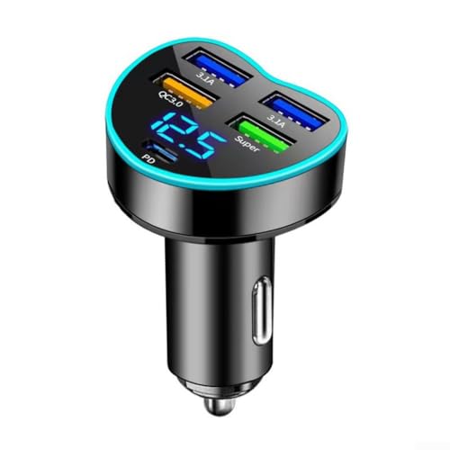 Der perfekte Begleiter für Autofahrten. Ein leistungsstarkes 150-W-Multi-Port-Autoladegerät Der perfekte Begleiter für Autofahrten. Ein leistungsstarkes 150-W-Multi-Port-Autoladegerät von EXTRWORY