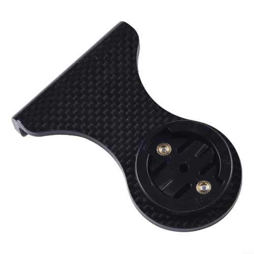 EXTRWORY Carbon-Vorbau-Verlängerung, Computer-Fahrradhalterung für Garmin, Bryton, Wahoo für Cateye, Radfahren, GPS-Zubehör, 3K, leicht (für Garmin) von EXTRWORY