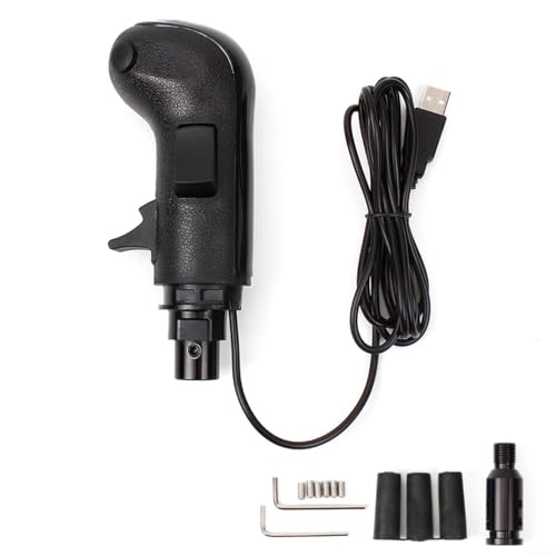 EXTRWORY PC USB Getriebe Rennspiel Joystick Simulator Schaltknauf Geeignet Für Logitech G29 G27 Für Racing Shifter Shifter Gear Head Handball EXTRWORY PC USB Getriebe Rennspiel Joystick Simulator Schaltknauf Geeignet Für Logitech G29 G27 Für Racing Shifter Shifter Gear Head Handball von EXTRWORY