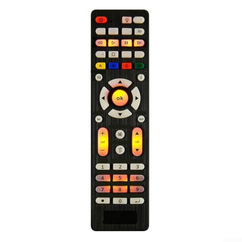 Fernbedienung für Smart-TVs, einfache Bedienung mit beleuchtetem Tastendesign von EXTRWORY