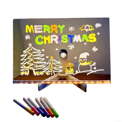 Genießen Sie endlose Zeichen- und Schreibmöglichkeiten mit der löschbaren, leuchtenden Acrylic-Tafel-Schreibtafel (3) von EXTRWORY