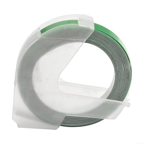 Mehrfarbige Prägeetikettenmacher-Nachfüllpackungen, passend für verschiedene Modelle von und für Motex-Geräte, Grün Mehrfarbige Prägeetikettenmacher-Nachfüllpackungen, passend für verschiedene Modelle von und für Motex-Geräte, Grün von EXTRWORY