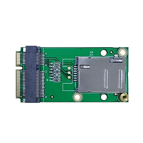 EXVIST 4G LTE Industrial Mini PCIe to Mini PCIe Adapter W/SIM Card Slot (Push) for WWAN/LTE 3G/4G Module Suitable for M2M & ioT Applications Such as Raspberry Pi Industrial Router Video Surveillance von EXVIST