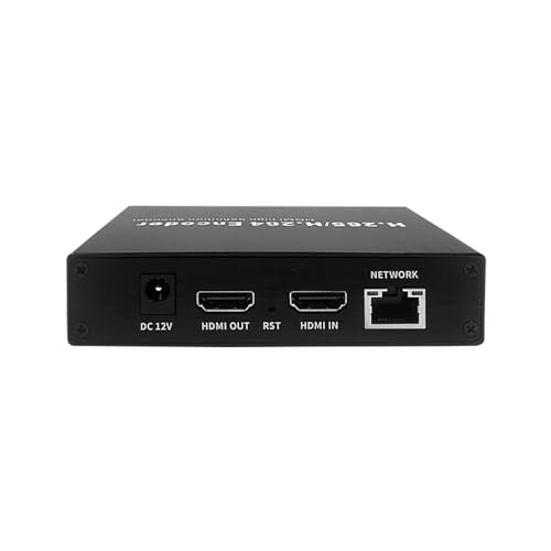 EXVIST H.265 1080P HDMI Video Encoder mit HDMI Loopout, HDMI zu RTMP Encoder mit SD Kartensteckplatz max. 128 G, DDNS HTTP RTMP RTSP TS UDP für IPTV Live Streaming auf YouTube Facebook Vimeo von EXVIST