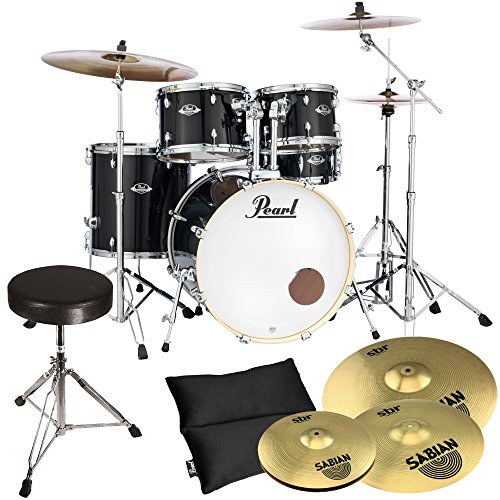 Pearl Export Schlagzeug EXX705NBR/C31 Black + Sabian Becken + keepdrum Hocker Pearl Export Schlagzeug EXX705NBR/C31 Black + Sabian Becken + keepdrum Hocker von EXX705NBR/C31-DT