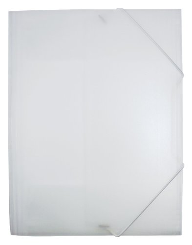 Eckspanner/Gummizugmappe A4, PP-Vollkunststoff, 5 Stück, farbig (transparent natur) von EXXO bx HFP