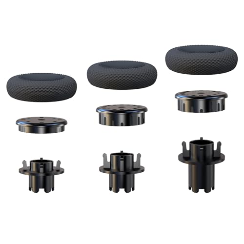 EXknight Höhenverstellbare Sticks für DualSense Edge, Thumbsticks für PS5 Pro Controller, 1 Low Rise (2 Höhen), 1 Mid Rise (4 Höhen), 1 High Rise (4 Höhen) von EXknight