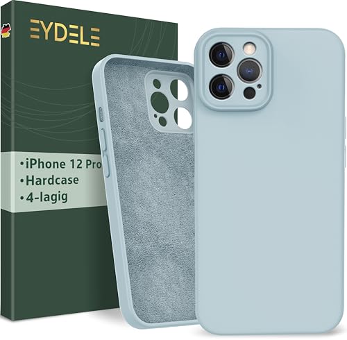 EYDELE 4-Lagige Hülle für iPhone 12 Pro - Gummierte Handyhülle mit Soft Inlay | Hardcase Cover | Silicone Coating - Schutzhülle in Himmelblau EYDELE 4-Lagige Hülle für iPhone 12 Pro - Gummierte Handyhülle mit Soft Inlay | Hardcase Cover | Silicone Coating - Schutzhülle in Himmelblau von EYDELE