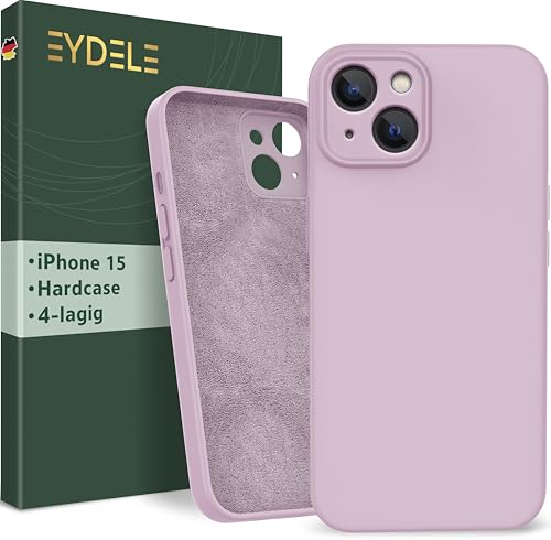 EYDELE 4-Lagige Hülle für iPhone 15 - Gummierte Handyhülle mit Soft Inlay | Hardcase Cover | Silicone Coating - Schutzhülle in Puderrosa EYDELE 4-Lagige Hülle für iPhone 15 - Gummierte Handyhülle mit Soft Inlay | Hardcase Cover | Silicone Coating - Schutzhülle in Puderrosa von EYDELE