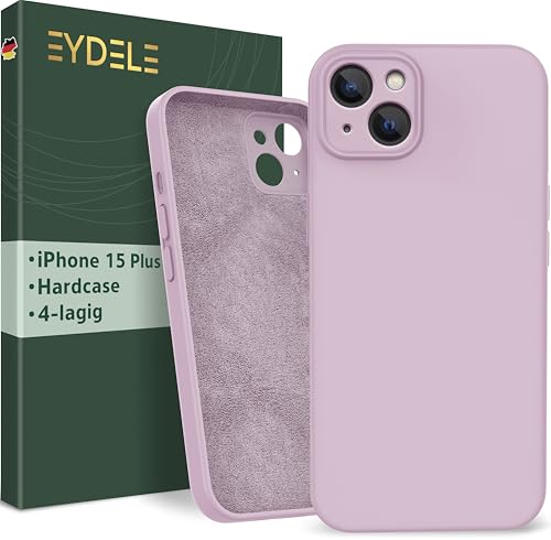 EYDELE 4-Lagige Hülle für iPhone 15 Plus - Gummierte Handyhülle mit Soft Inlay | Hardcase Cover | Silicone Coating - Schutzhülle in Puderrosa EYDELE 4-Lagige Hülle für iPhone 15 Plus - Gummierte Handyhülle mit Soft Inlay | Hardcase Cover | Silicone Coating - Schutzhülle in Puderrosa von EYDELE