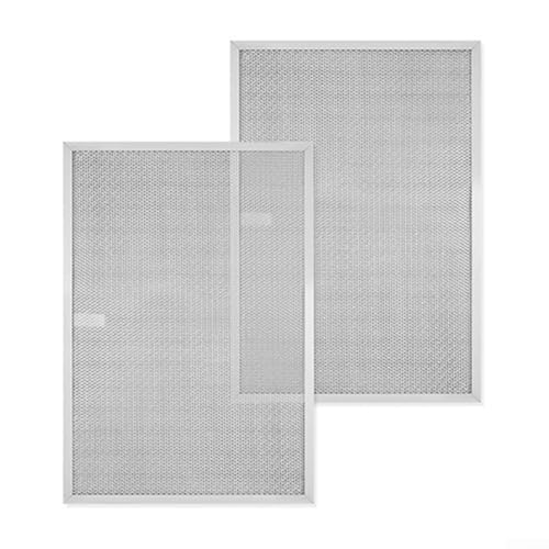 Dunstabzugshaube Filter Herd Filter 2 Filter für Dunstabzugshaube 43,7 x 30 cm Aluminium für Dunstabzugshaube BPS1FA36 von EYRMQWJPC
