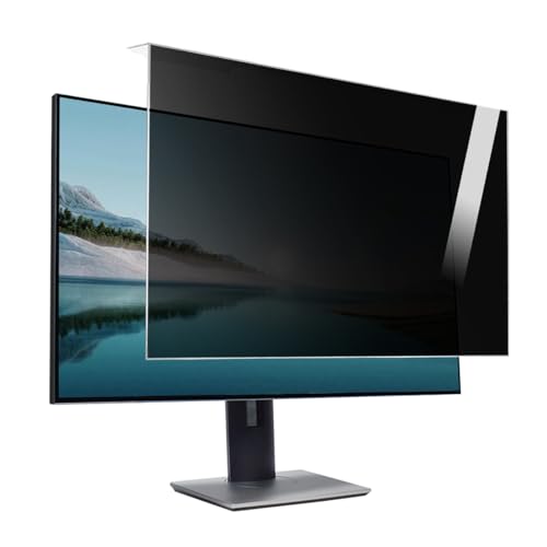EYRMQWJPC Computer Sichtschutzfilter， 18-32 Zoll Universal-Breitbild-Monitorschutz, Abnehmbarer Acryl-Sicherheitsschild - Rahmenaufhängung(32in 730x440mm) von EYRMQWJPC