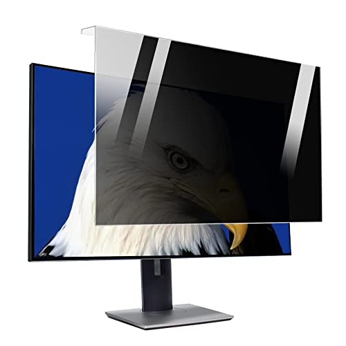 EYRMQWJPC Computer Sichtschutzfilter， Hängender Anti-Blaulicht-Sichtschutzfilm aus Acryl, Kratzfest und wasserdicht, for mehrere Monitore geeignet, universell einsetzbar(25/27in 613x356mm) von EYRMQWJPC