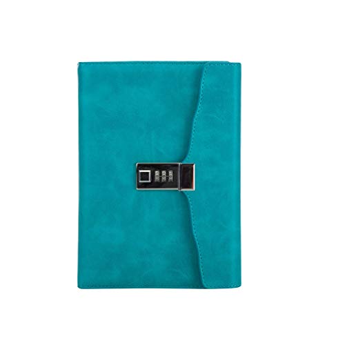 EYRMQWJPC Reise-Notizblock Literarischer exquisiter Notizblock, Leder, Hardcover, klassisches Schreibtagebuch, for Büro und Zuhause(Green) von EYRMQWJPC