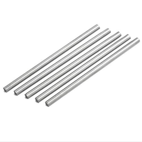 Edelstahl-Industriestange， Stahl-Rundstäbe, Durchmesser 5/32 Zoll, 2/5/10/20 Stück, Länge 100 mm, 200 mm, 300 mm, 500 mm, 800 mm(Length 800mm 2pcs) von EYRMQWJPC