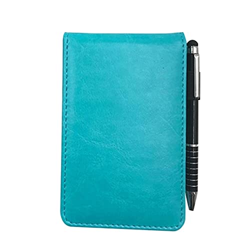 Reise-Notizblock A7-Notizblock mit täglichem Memo und Stylus-Metallstift for Geschäftsbüros, Arbeit und Reisen, Himmelblau von EYRMQWJPC