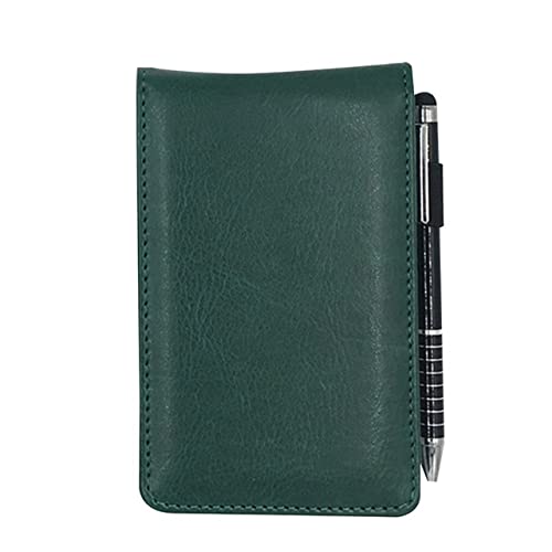 Reise-Notizblock A7-Notizblock mit täglichem Memo und Stylus-Metallstift for Geschäftsbüros, Arbeit und Reisen, grün von EYRMQWJPC