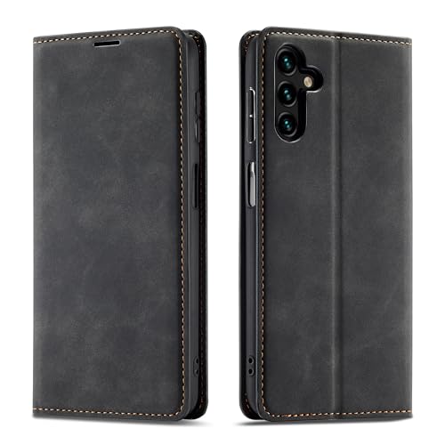 EYZUTAK Hülle für Samsung Galaxy A35 5G Case,Magnetverschluss Premium PU Leder Flip Case mit Kartenfächern Brieftasche Standfuntion stoßfeste Silikonhülle Retro Ledertasche-Schwarz EYZUTAK Hülle für Samsung Galaxy A35 5G Case,Magnetverschluss Premium PU Leder Flip Case mit Kartenfächern Brieftasche Standfuntion stoßfeste Silikonhülle Retro Ledertasche-Schwarz von EYZUTAK
