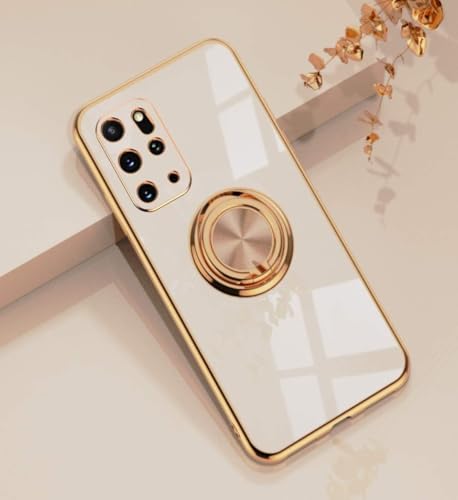 EYZUTAK Hülle für Samsung S20 Plus Case, Glänzend Weiche Silikon TPU Slim Case mit 360 Grad Ring Ständer Bumper Stoßfest Schutzhülle Fingerhalter Magnetische Autohalterung Cover - Rosa EYZUTAK Hülle für Samsung S20 Plus Case, Glänzend Weiche Silikon TPU Slim Case mit 360 Grad Ring Ständer Bumper Stoßfest Schutzhülle Fingerhalter Magnetische Autohalterung Cover - Rosa von EYZUTAK