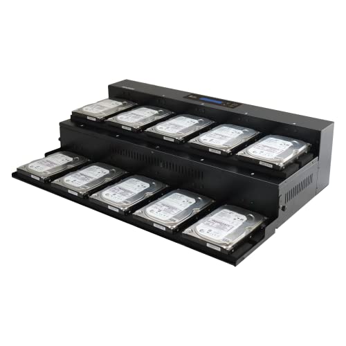 EZ DUPE 1:9 HD Cyclone 600-Duplizierer – 3-in-1-Kopierer: Kopieren, Löschen und Testen (HD Cyclone) (1 bis 9) von EZ DUPE