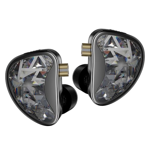 EZ EAR EZEAR KZ AS24 In-Ear-Kopfhörer, 12 BA-Einheiten auf jeder Seite, kabelgebundene Kopfhörer, KZ-Monitor, HiFi-IEM-Ohrhörer, Musiker, IEM-Upgrade, tiefer Bass, geeignet für Bass-Pop-ACG von EZ EAR