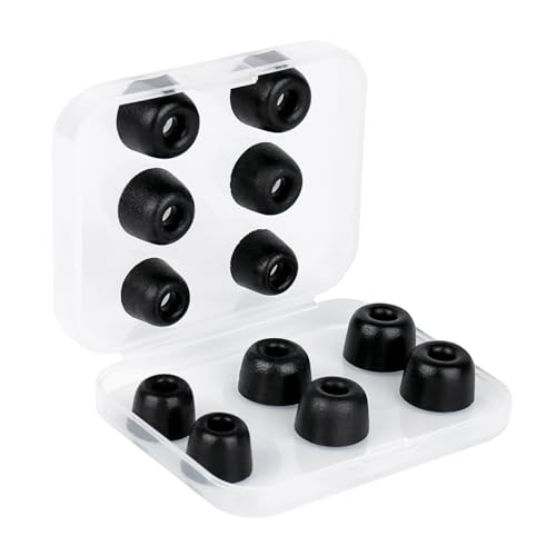 Kbear KF01 Ersatz-Ohrstöpsel aus Memory-Schaum, Größe 4,9 mm, S/M/L, Geräuschisolierung und -reduzierung, Schaumstoff-Spitzen für kabellose Kopfhörer, 6 Paar/12 Stück Kbear KF01 Ersatz-Ohrstöpsel aus Memory-Schaum, Größe 4,9 mm, S/M/L, Geräuschisolierung und -reduzierung, Schaumstoff-Spitzen für kabellose Kopfhörer, 6 Paar/12 Stück von EZ EAR