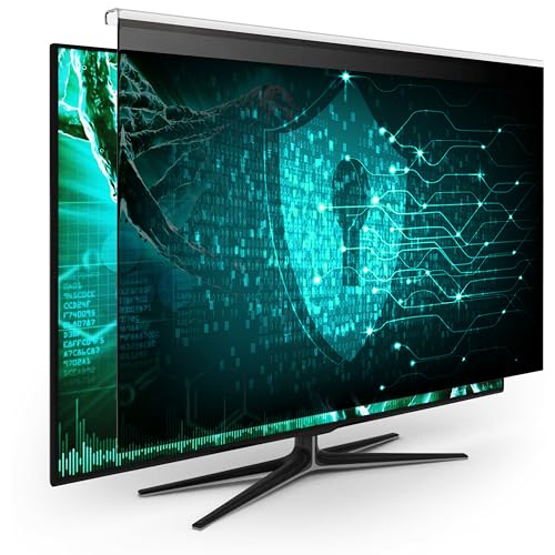 EZ-Pro Screen Protector Sichtschutz für 61 cm (24 Zoll) Bildschirmdiagonale gemessen, Anti-Blaulicht und einfache Installation, Bildschirm-Panelgröße 32 cm Höhe x 21,5 cm Breite von EZ-Pro Screen Protector