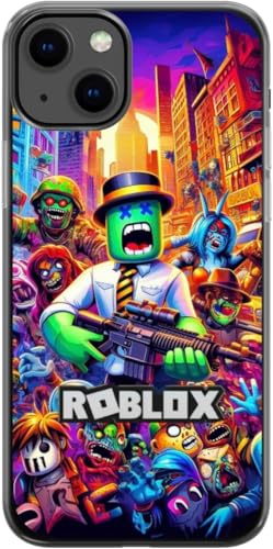 EZB Ro-blox Schutzhülle für iPhone 16 Pro Max mit lustigem Gaming-Thema, flexible, stoßdämpfende Kanten, bunte, einzigartige Pop-Art-Handyhülle, Ro-blox Horror EZB Ro-blox Schutzhülle für iPhone 16 Pro Max mit lustigem Gaming-Thema, flexible, stoßdämpfende Kanten, bunte, einzigartige Pop-Art-Handyhülle, Ro-blox Horror von EZB