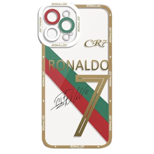 EZB Schutzhülle für iPhone 13 mit Cristiano Ronaldo-Motiv, transparent, flexibel, stoßdämpfend, coole Handyhülle, Ronaldo Portugal EZB Schutzhülle für iPhone 13 mit Cristiano Ronaldo-Motiv, transparent, flexibel, stoßdämpfend, coole Handyhülle, Ronaldo Portugal von EZB