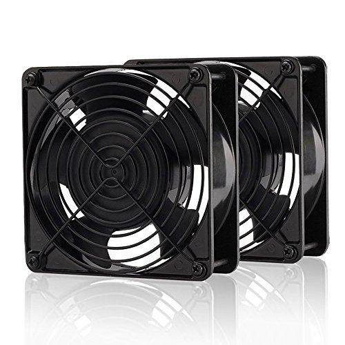 EZDIY-FAB 120mm Gehäuselüfter 200CFM 4000RPM CPU Lüfter 12V DC 4-Pin Molex PC Computer Hohe CFM Kühlgehäuse Fan mit Metall Fingerschutz Grill-Mining Rig 2 Ventilatoren für ETH ZEC/Bitcoin GPU-2 Pack EZDIY-FAB 120mm Gehäuselüfter 200CFM 4000RPM CPU Lüfter 12V DC 4-Pin Molex PC Computer Hohe CFM Kühlgehäuse Fan mit Metall Fingerschutz Grill-Mining Rig 2 Ventilatoren für ETH ZEC/Bitcoin GPU-2 Pack von EZDIY-FAB