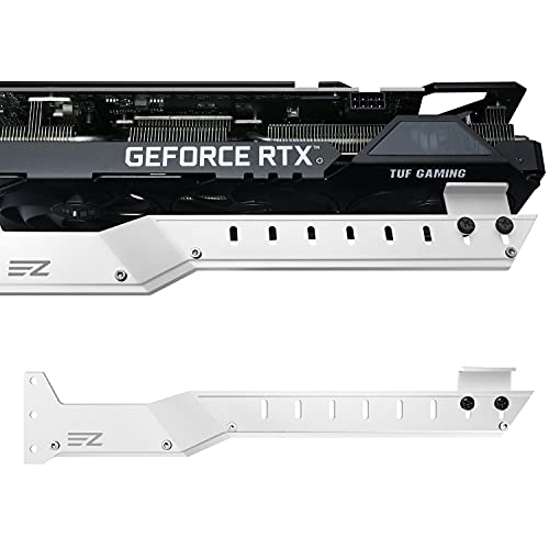 EZDIY-FAB GPU-Halterung Grafikkarte GPU-Halterung Videokartenhalterung,Videokartenhalterung Sag Holder/Holster Bracket Support AMD6700/Nvidia 3090-309EZ-Weiß von EZDIY-FAB