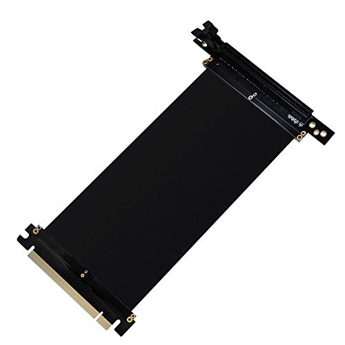 EZDIY-FAB New PCI Express 16x Flexibles Kabel Karten Verlängerung Port Adapter High Speed Riser Card Passen mit FD R6 PC-Gehäuse -20cm von EZDIY-FAB