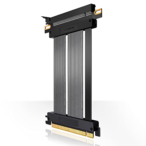 EZDIY-FAB PCIE 4.0 16x Extreme Hochgeschwindigkeits Riser Kabel,PCI Express Gen4,GPU Riser Kabel-20CM Gerader Stecker von EZDIY-FAB