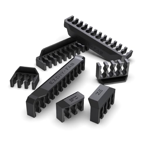 EZDIY-FAB Shield-Kabelkamm-Set für 16 AWG, 18 AWG PSU Kabel-Verlängerungskabel, inklusive 4 x 24P + 16 x 8P + 8 x 6P, Schwarz von EZDIY-FAB