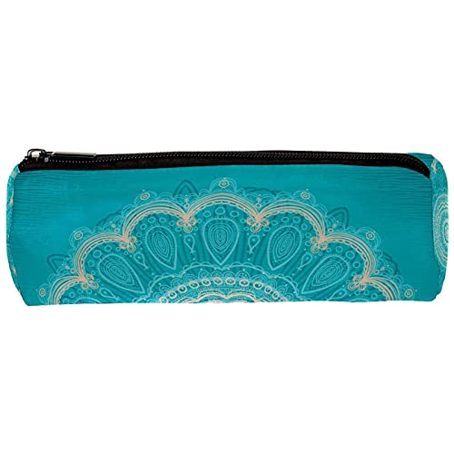 Hippie Kreis Mandala Federmäppchen Stifteetui Schreibwaren Tasche Schreibtisch Organizer Make-up Kosmetiktasche für Schule Büro von EZIOLY