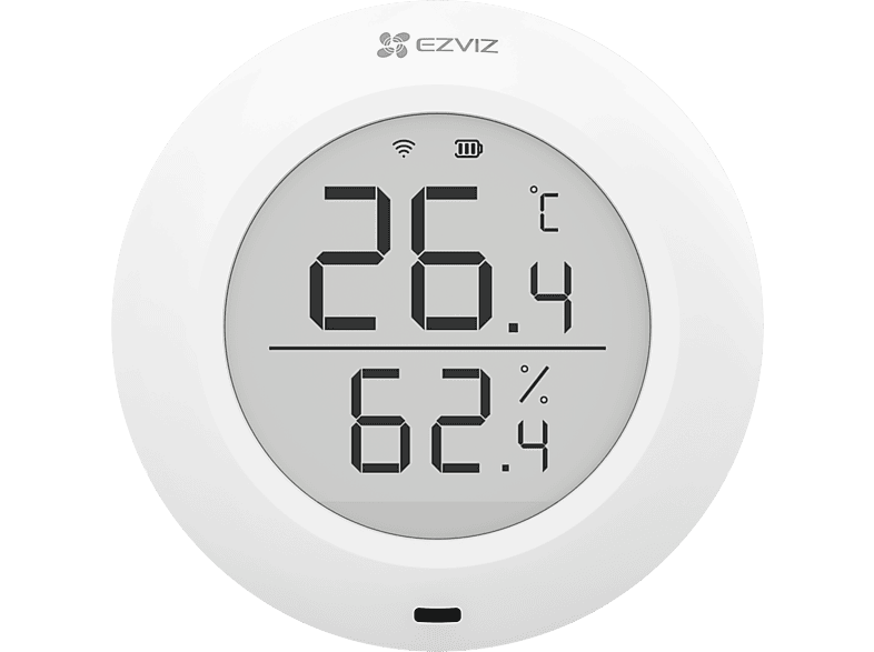 EZVIZ T51C Temperatur- und Luftfeuchtigkeitssensor, Weiß EZVIZ T51C Temperatur- und Luftfeuchtigkeitssensor, Weiß von EZVIZ