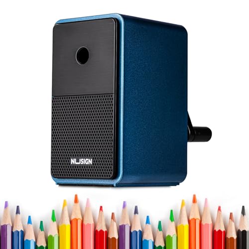 EZWORK Manueller Bleistiftspitzer, farbiger Bleistiftspitzer mit verstellbarer Spitze, Klinge aus legiertem Stahl zum schnellen Schärfen, automatische Handkurbel, für Kinder, Klassenzimmer, Zuhause EZWORK Manueller Bleistiftspitzer, farbiger Bleistiftspitzer mit verstellbarer Spitze, Klinge aus legiertem Stahl zum schnellen Schärfen, automatische Handkurbel, für Kinder, Klassenzimmer, Zuhause von EZWORK