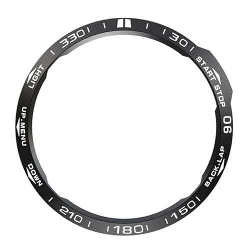 EZZON Abdeckringe für Garmin Fenix 7 5 6X Pro/6X Saphir-Uhrenblende, Edelstahl, geformte Zeiteinheiten, selbstklebend, kratzfest, For Fenix 6X-6X Pro, Achat von EZZON