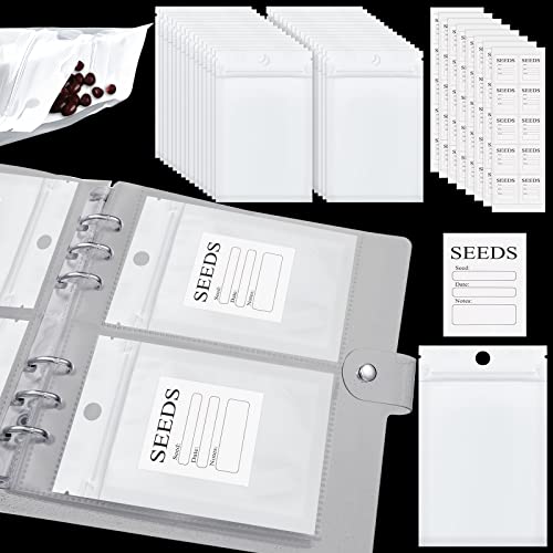 Saatgut-Aufbewahrungs-Organizer, wiederverschließbare Samenumschläge, für Garten, Samenorganisation, Ordner, Garten, Samen, Sparumschlag, Samensammelvorlage für Gemüse, transparent, 80 Stück Saatgut-Aufbewahrungs-Organizer, wiederverschließbare Samenumschläge, für Garten, Samenorganisation, Ordner, Garten, Samen, Sparumschlag, Samensammelvorlage für Gemüse, transparent, 80 Stück von Eaasty