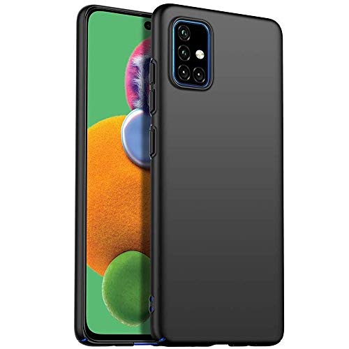 Eabhulie Galaxy A51 5G Hülle, Ultra Dünn Hart PC Matt Handyhülle Anti-Slip Anti-Fingerabdruck Schutzhülle für Samsung Galaxy A51 5G Schwarz von Eabhulie