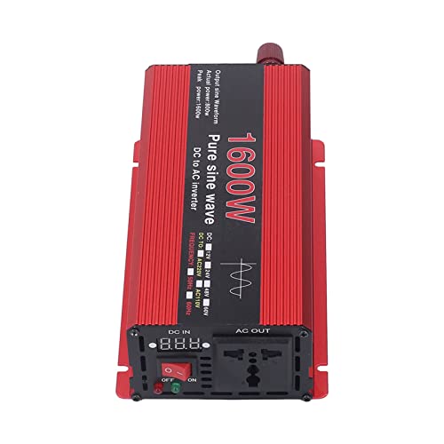 1600W Solar Outdoor -Auto Wechselrichter mit Schutzaluminiumlegierung, Reine Sinuswelle für Schiff DC12V Bis AC220V 1600W Solar Outdoor -Auto Wechselrichter mit Schutzaluminiumlegierung, Reine Sinuswelle für Schiff DC12V Bis AC220V von Eacam