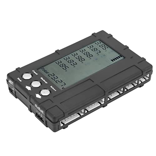 Batterie -Balancer, 3 in 1 Spannungsdetektor -Deaktivierung LCD -Anzeige für Modellflugzeug, ABS -Material von Eacam