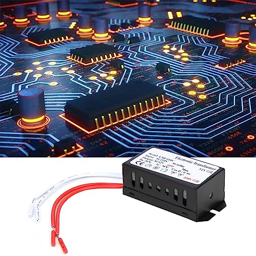 Elektronischer Transformator, Treiber für Intelligente Netzteile, Volle Leistung, Langes Zulagen, Stabile Ausgangsspannung, kein Geräusch für Halogenlampen, Kompakte Größe, (60W) von Eacam