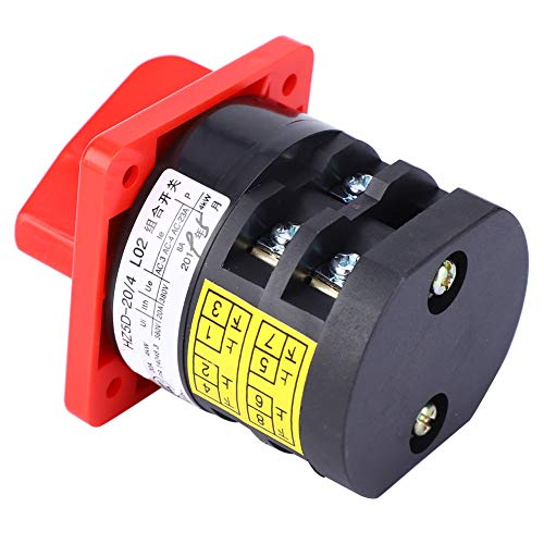 Kompakte Größe, Starke Struktur, Hochfestigkeit 380 V 20A 4KW 3-Position 6 Klemmen Umschaltauswahlsteuerschalter Cam Generator mit Flexibles Schaltergriff, Gute Isolierung, von Eacam